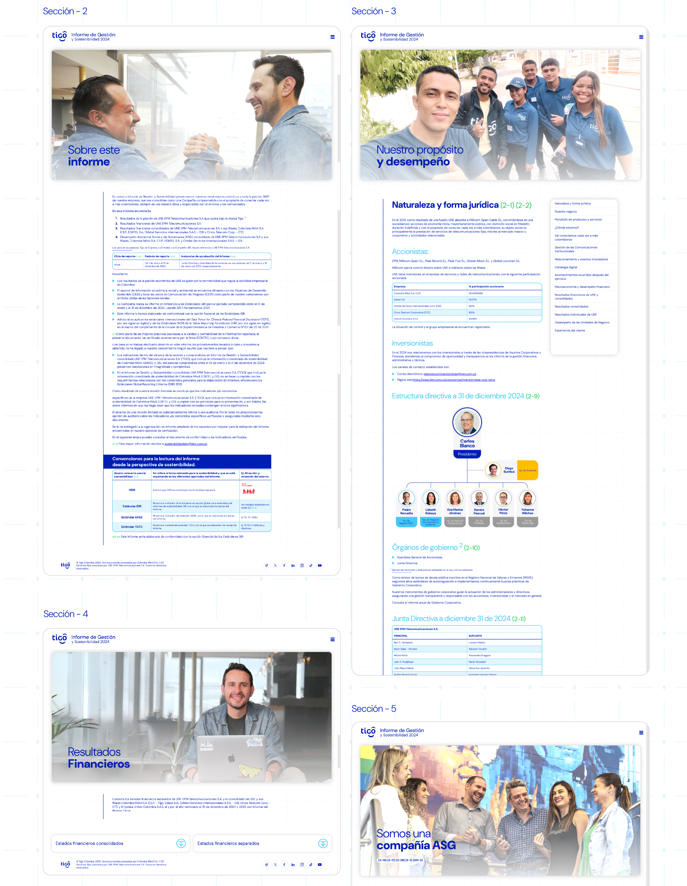 Pieza 14 del Informe de Gestión 2024 · Web para Tigo