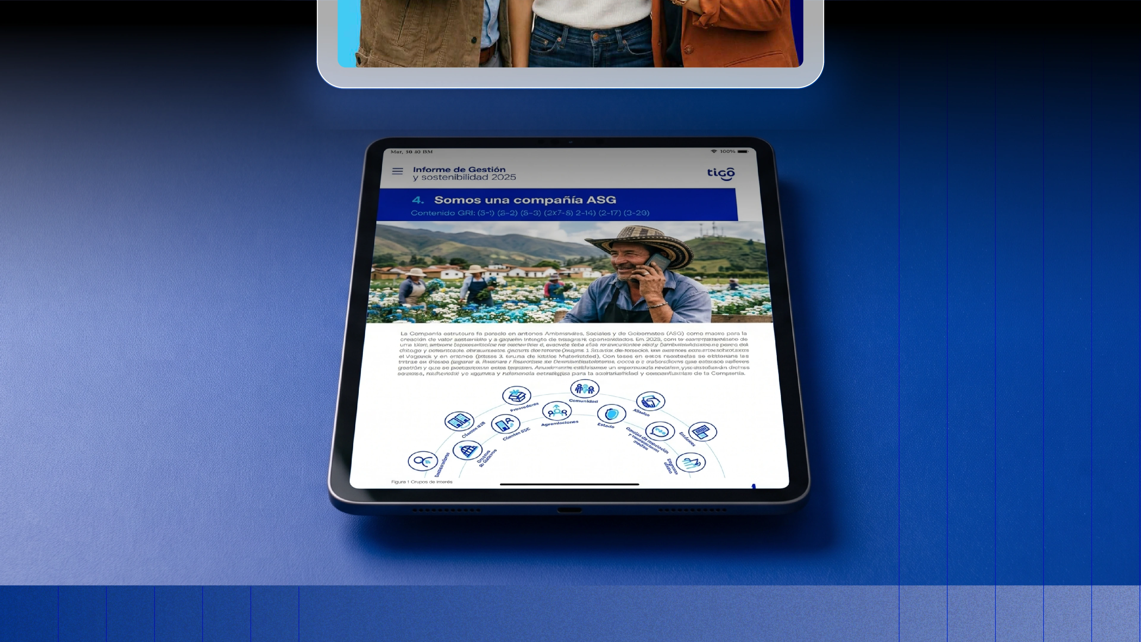 Pieza 02 del Informe de Gestión y Sostenibilidad 2025 para Tigo