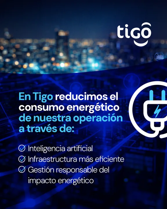 Eficiencia energética · pieza 01 de Social Media 2026 para Tigo