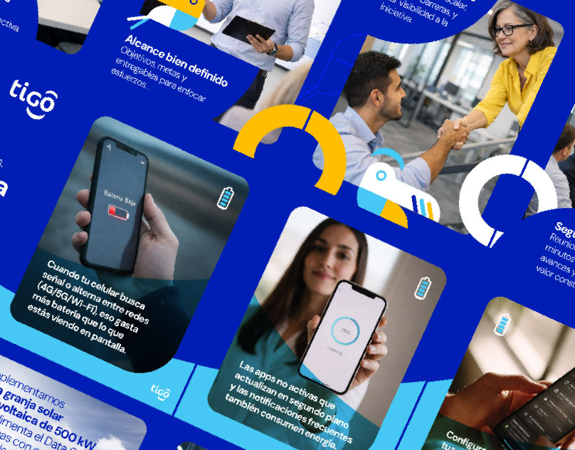 Pieza del proyecto Social Media 2026 para Tigo